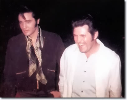Charlie Hodge and Elvis Presley